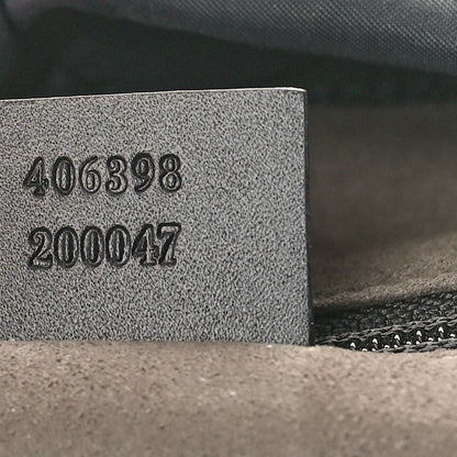 Gucci GG Supreme Monogram Single Buckle Backpack Beige Black 7 of 10