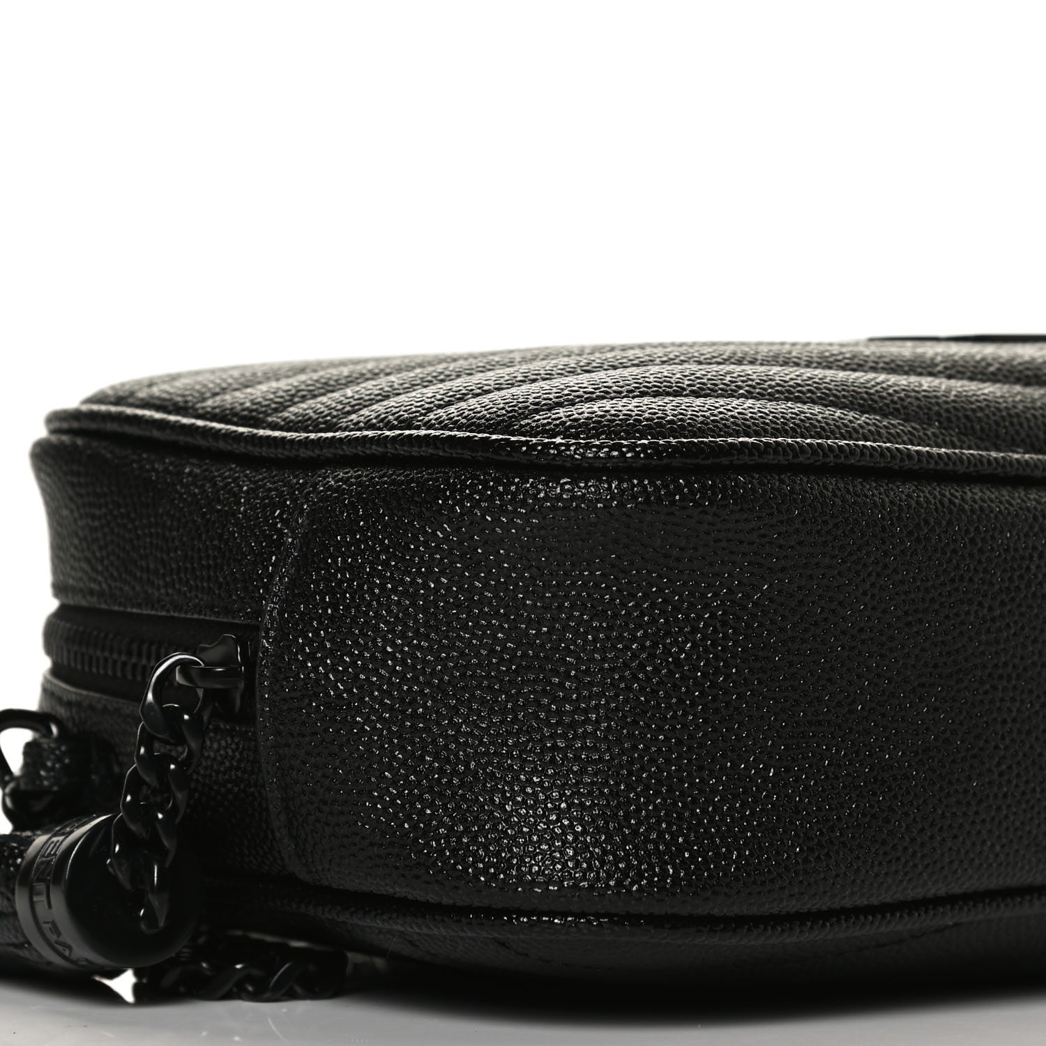 Saint Laurent Grain De Poudre Matelasse Monogram Mini Lou Camera Bag Black 9 of 12