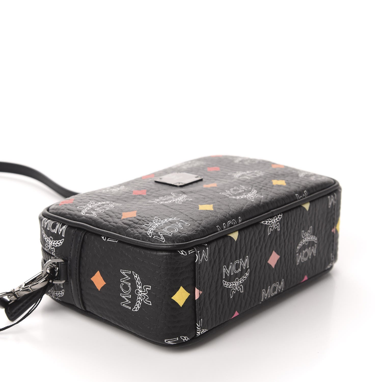 MCM Skyoptic Visetos Spectrum Diamond Camera Bag Black 4 of 9