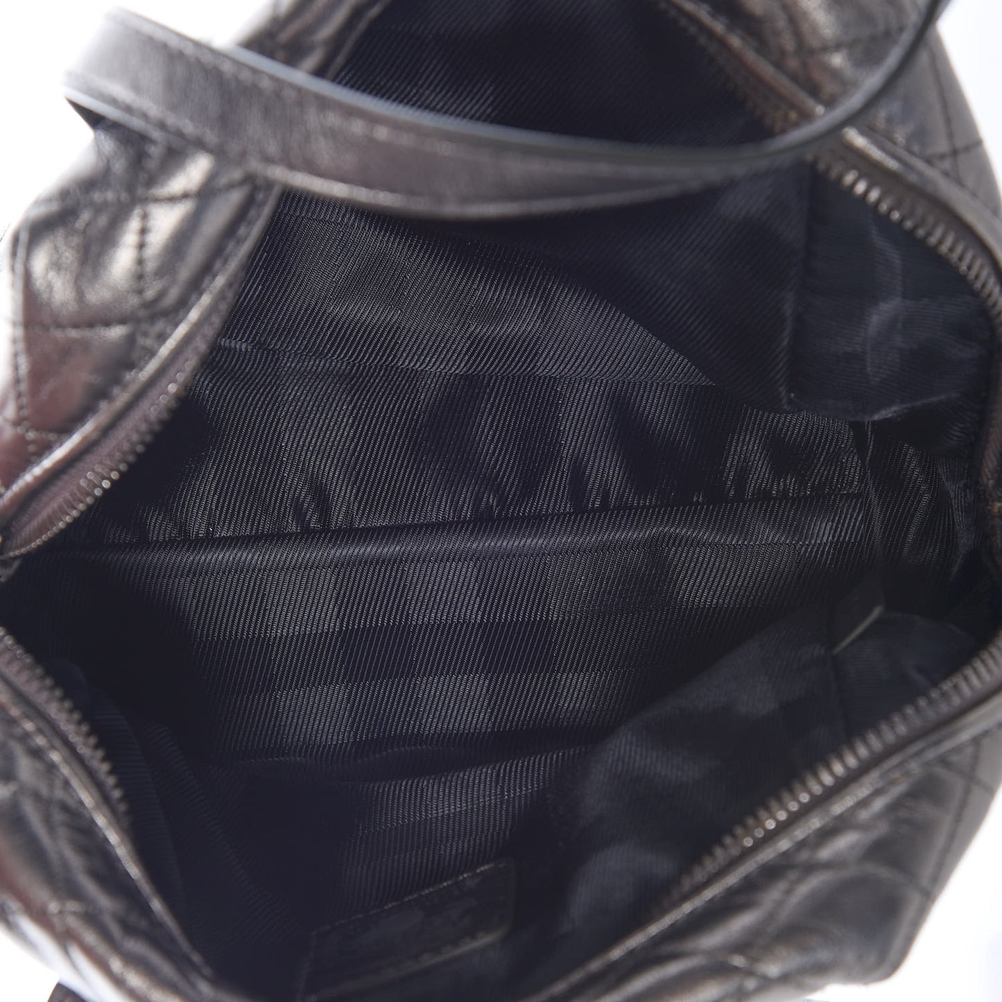 Metallic Calfskin Quilted Sophie Pewter