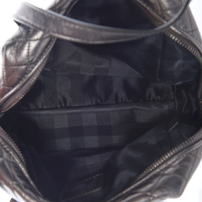 Burberry Metallic Calfskin Quilted Sophie Pewter 5 of 10