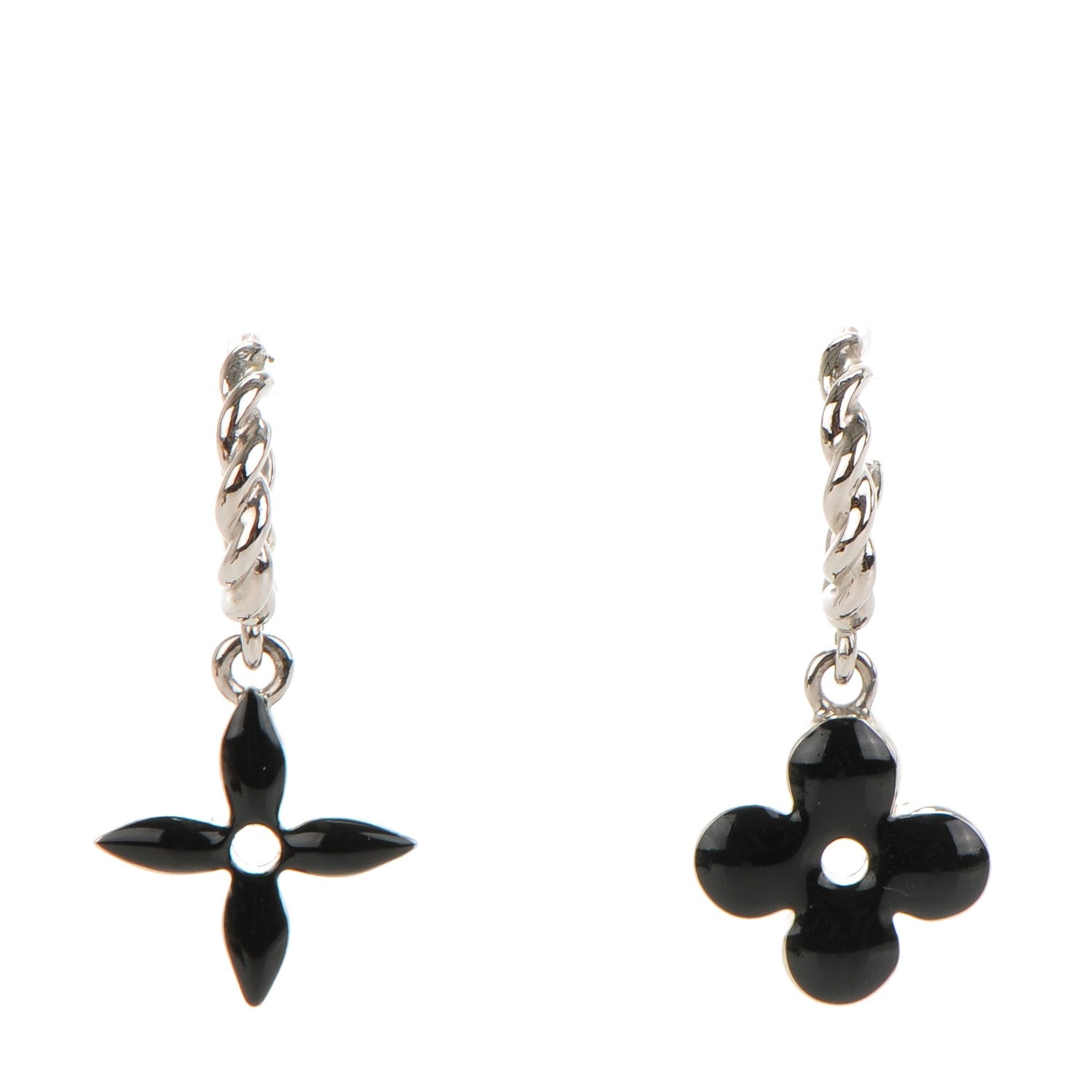 Louis Vuitton Sweet Monogram Earrings Black 1 of 5