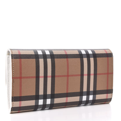 Burberry Vintage Check Continental Wallet White 3 of 6