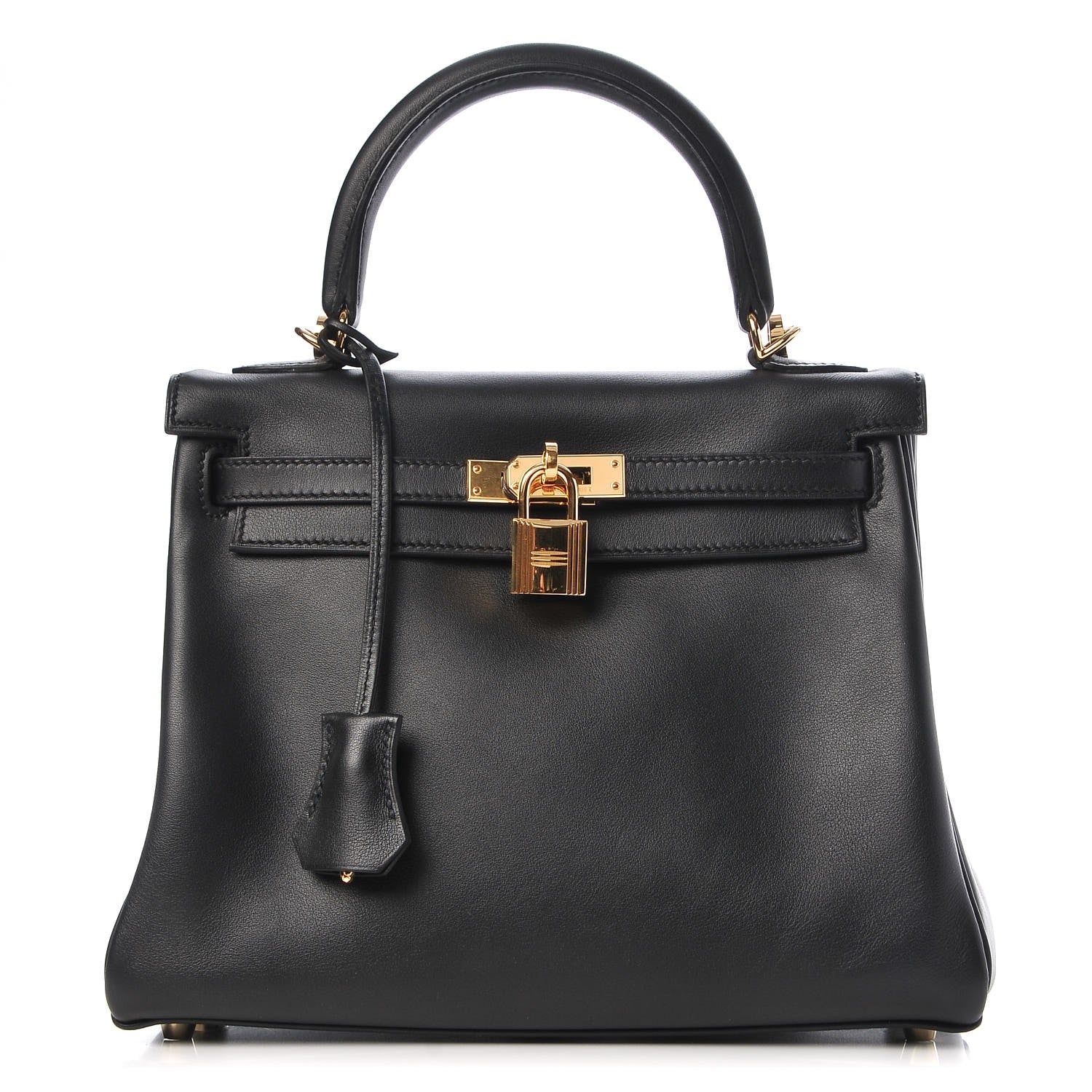 Hermes Swift Kelly Retourne 25 Black 1 of 34