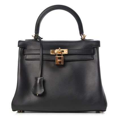 Hermes Swift Kelly Retourne 25 Black 1 of 34