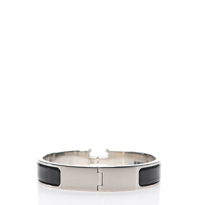 Hermes Enamel Narrow Clic Clac H Bracelet PM Black 2 of 4