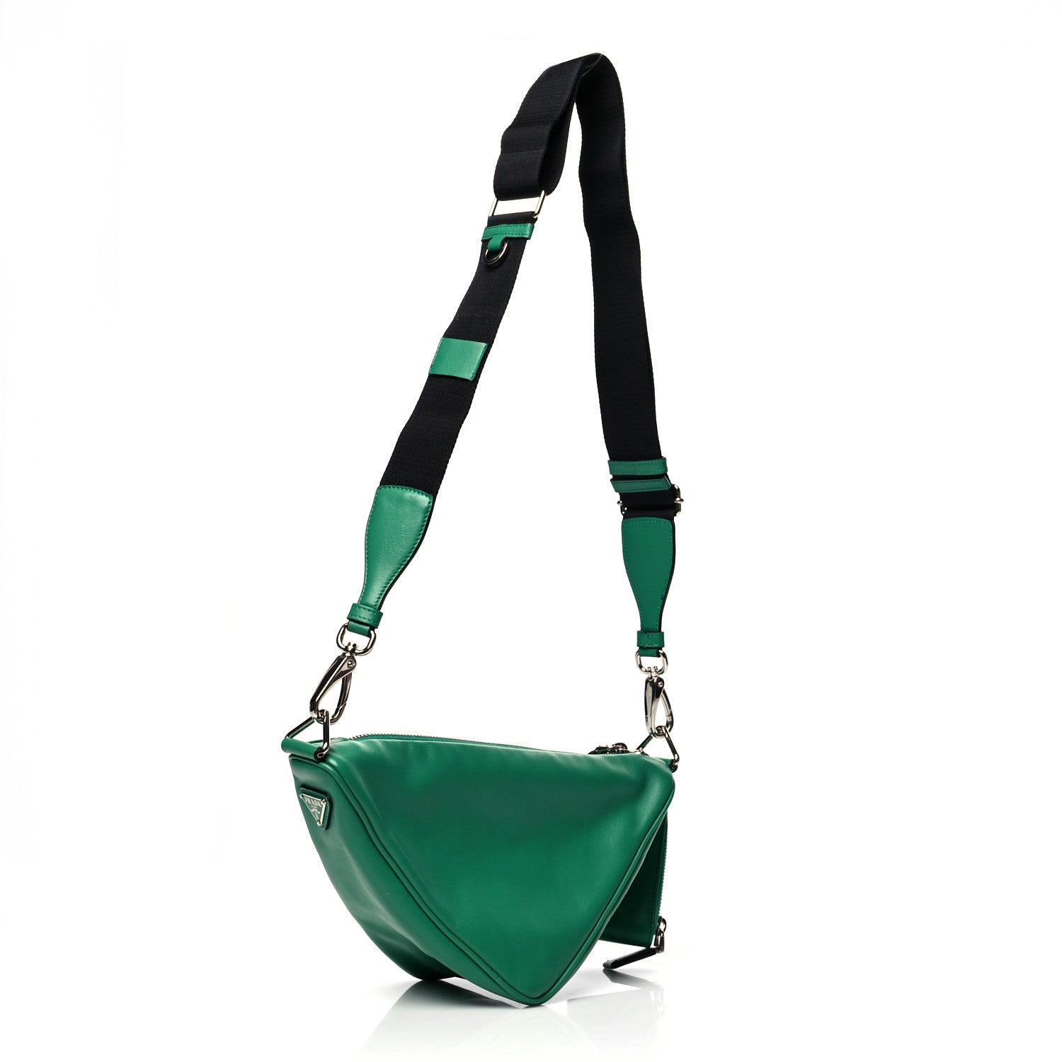 Prada Grace Lux Triangle Shoulder Bag Mango 3 of 9