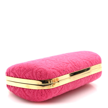 Louis Vuitton Jersey Monogram Motard Minaudiere Clutch Pink 4 of 9