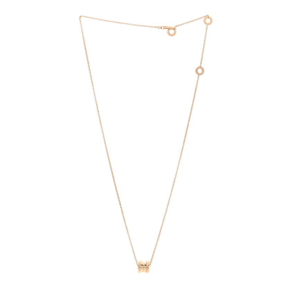 Bulgari 18K Yellow Gold Mini B.Zero1 Pendant Necklace 3 of 5