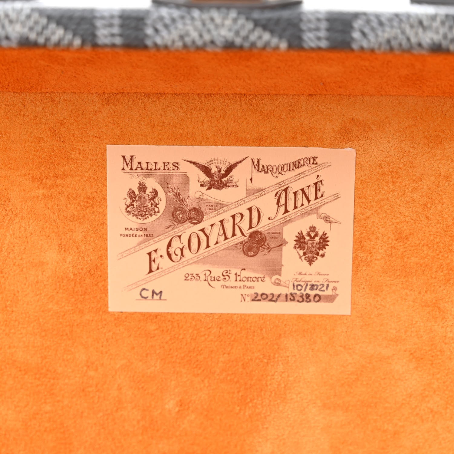 Goyard Goyardine Grand Hotel Trunk Bag Grey 6 of 10