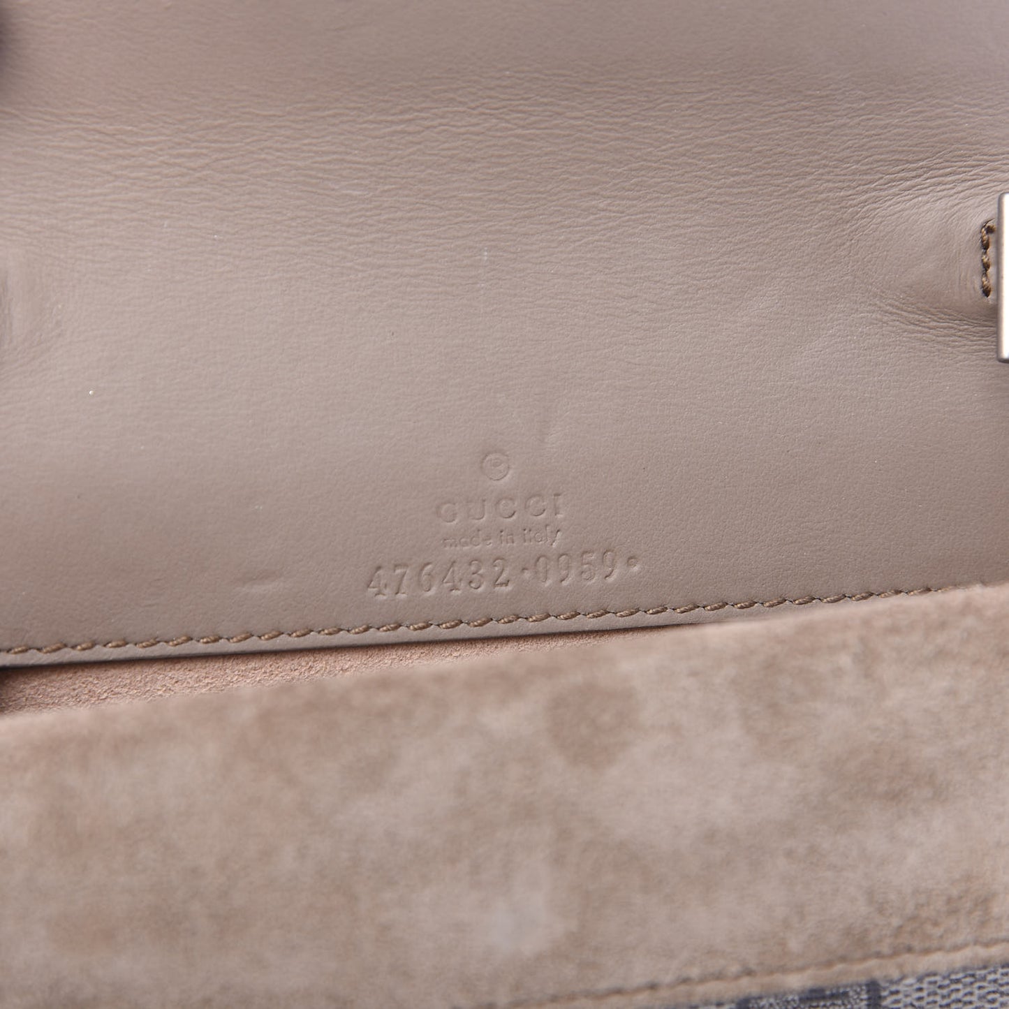 GG Supreme Monogram Super Mini Dionysus Shoulder Bag Taupe