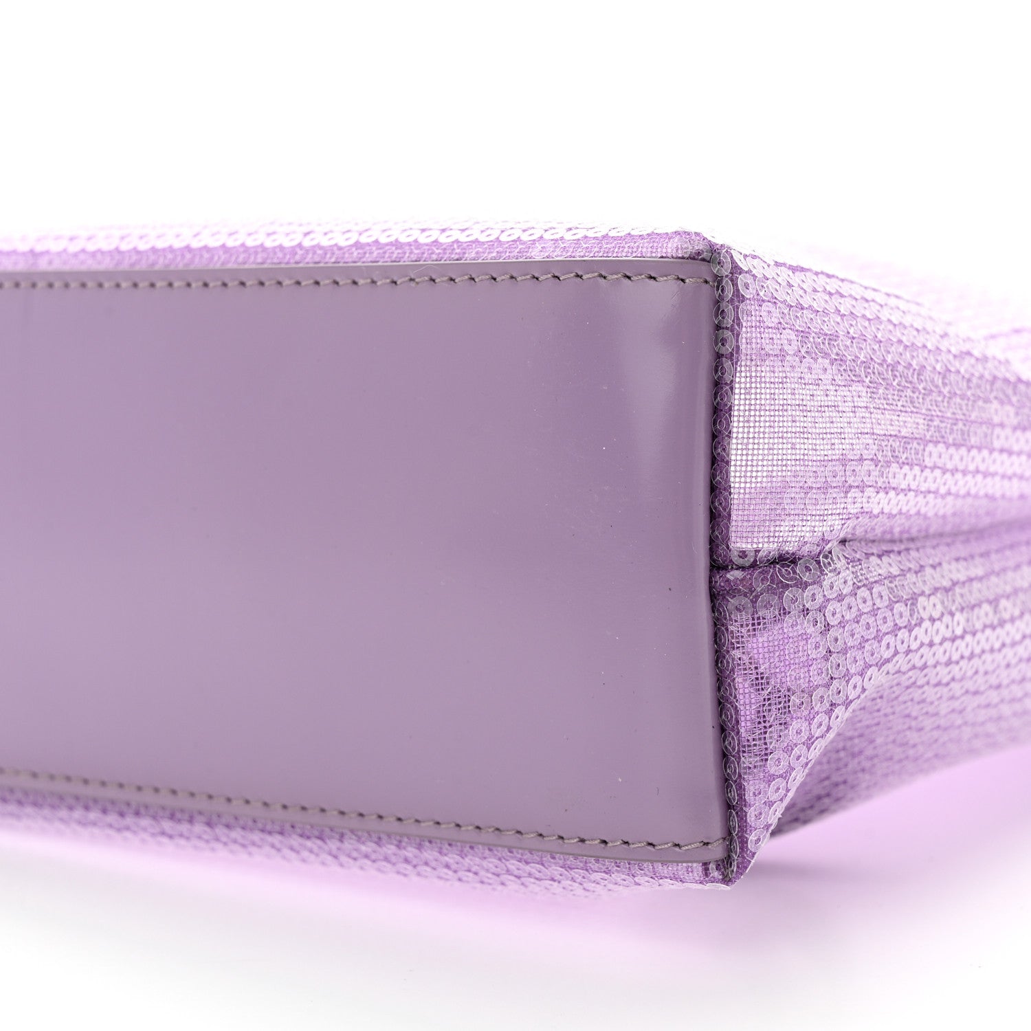 Prada Sequin Mesh Small Tote Bag Lilium 10 of 10