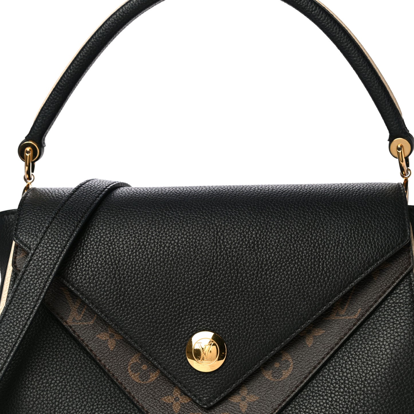 Monogram Double V Black