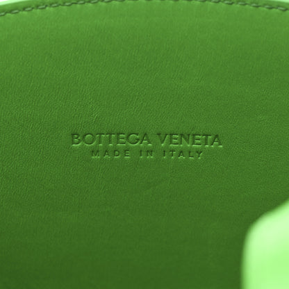 Bottega Veneta Brushed Calfskin Intrecciato Cradle Fold Over Shoulder Bag Parakeet 6 of 9