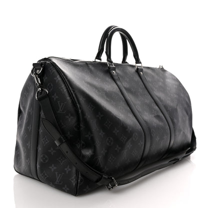 Louis Vuitton Monogram Eclipse Keepall Bandouliere 55 2 of 8