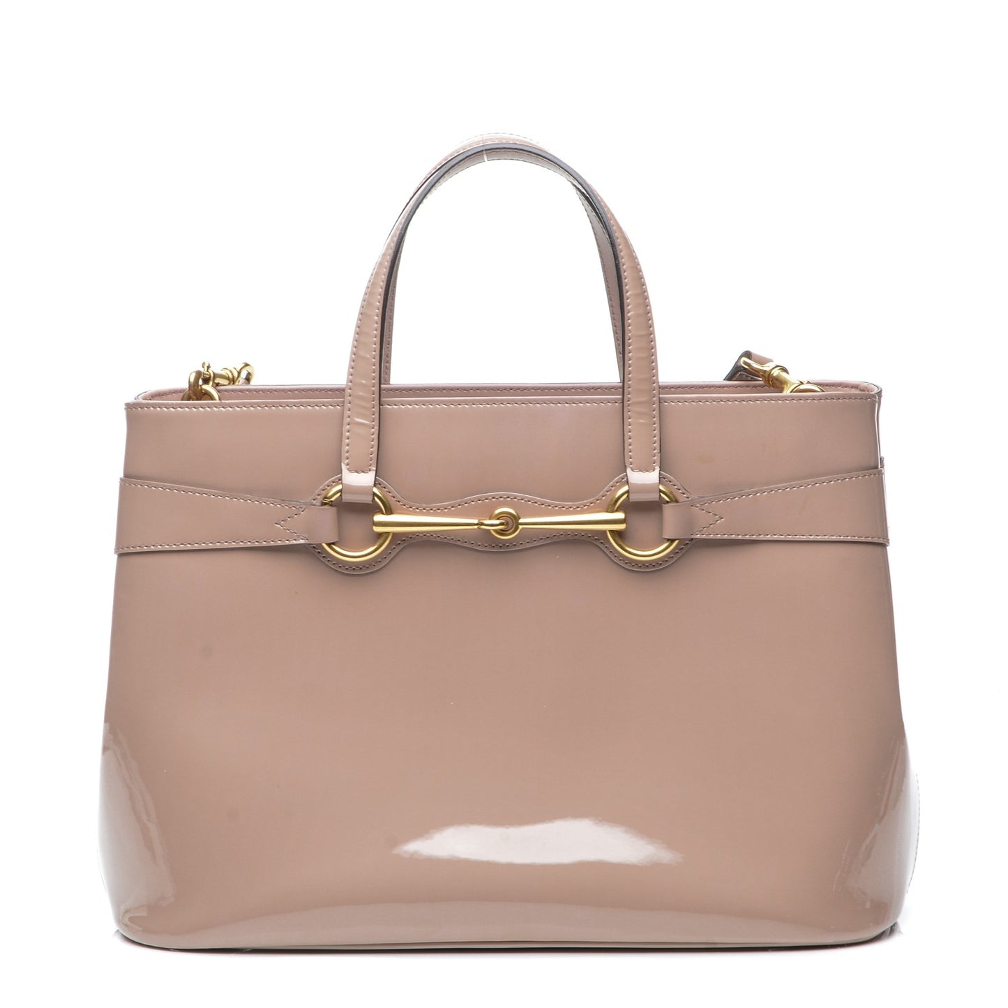 Patent Medium Bright Bit Top Handle Tote Dark Cipria