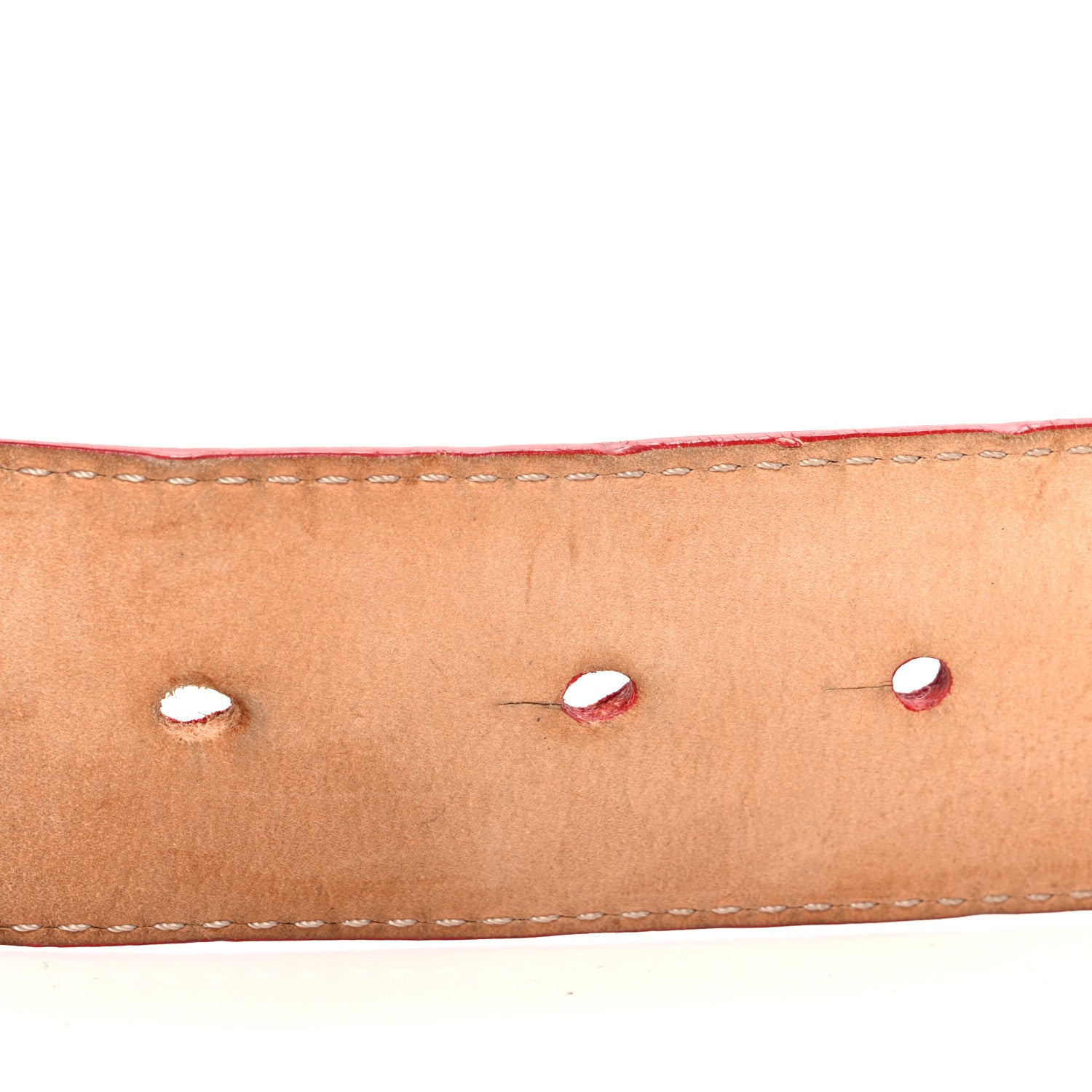 Versace Calfskin Tonal 3cm La Medusa Belt 110 44 Red 4 of 8