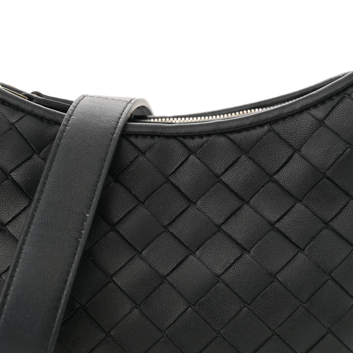 Nappa Intrecciato Small Gemelli Multipocket Bag Black