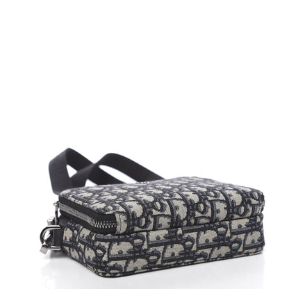 Christian Dior Oblique Pouch Navy Blue 4 of 11