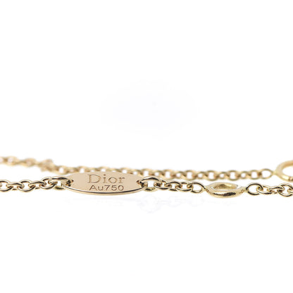 Christian Dior 18K Yellow Gold Diamond Turquoise Rose Des Vents Bracelet 4 of 5