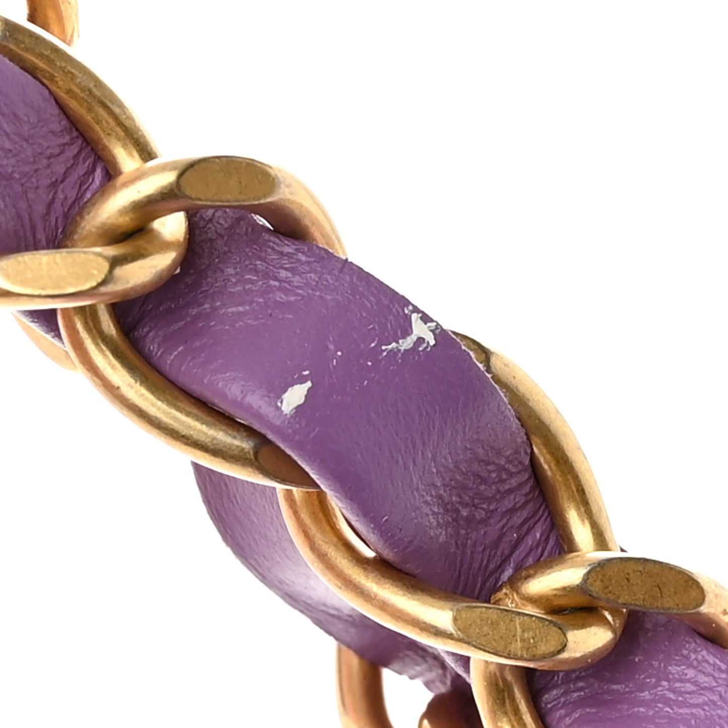 Shiny Calfskin Quilted Small Chanel 22 Purple