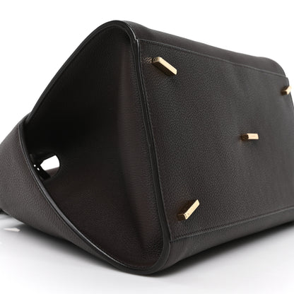 Salvatore Ferragamo Calfskin Small Hug Bag Testa Di Moro Burnt Ocra 8 of 9