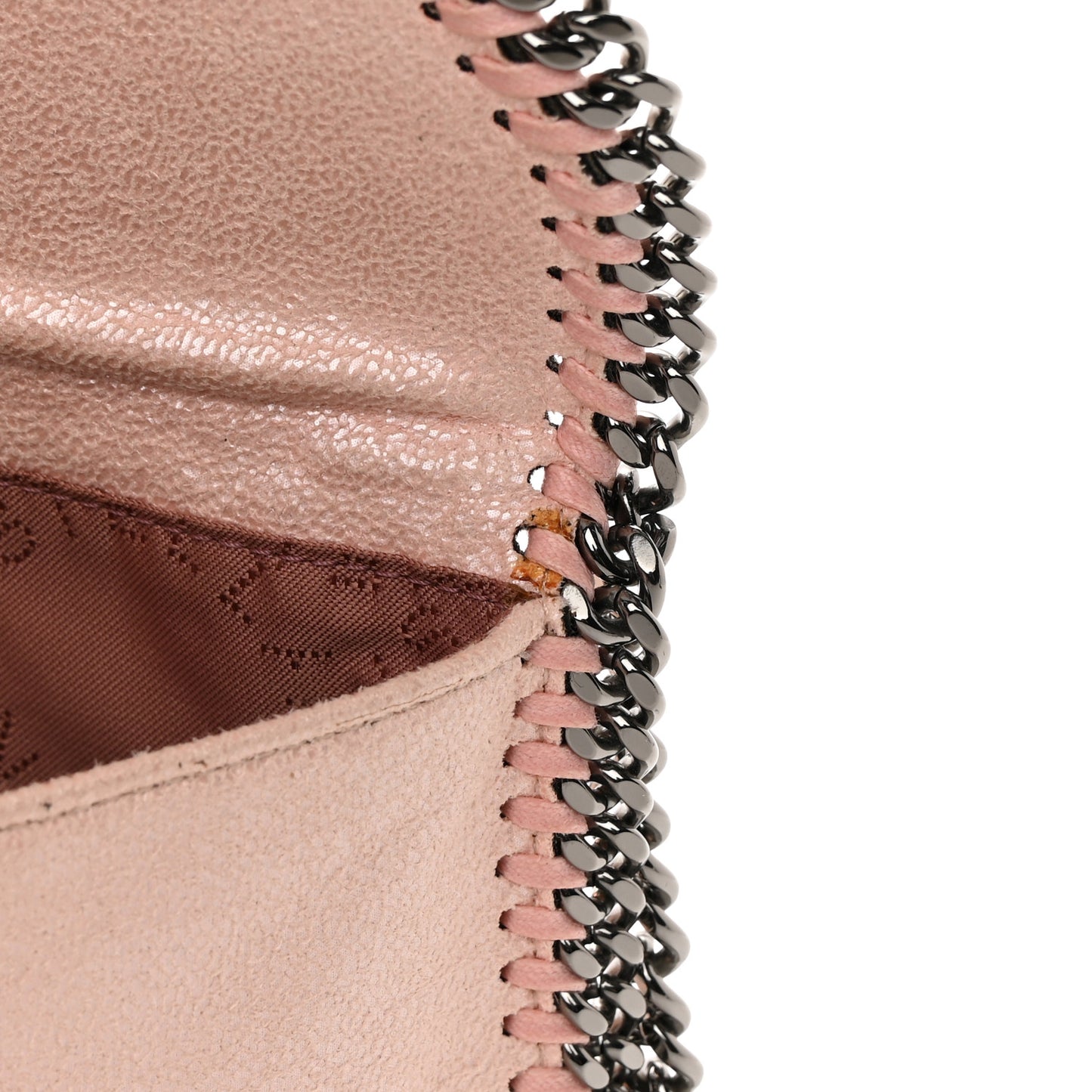 STELLA MCCARTNEY Shaggy Deer Mini Falabella Crossbody Bag Powder