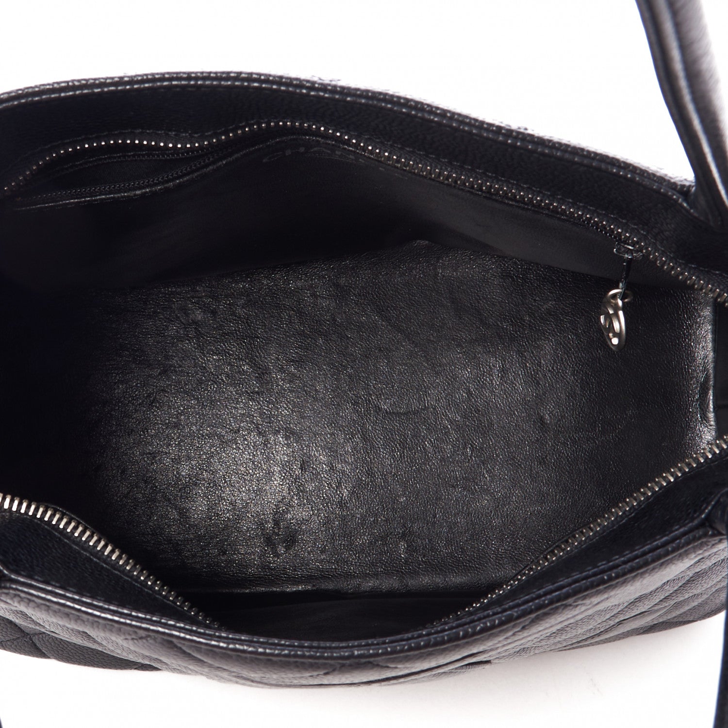 Chanel Caviar Quilted Medallion Tote Black 7 of 10