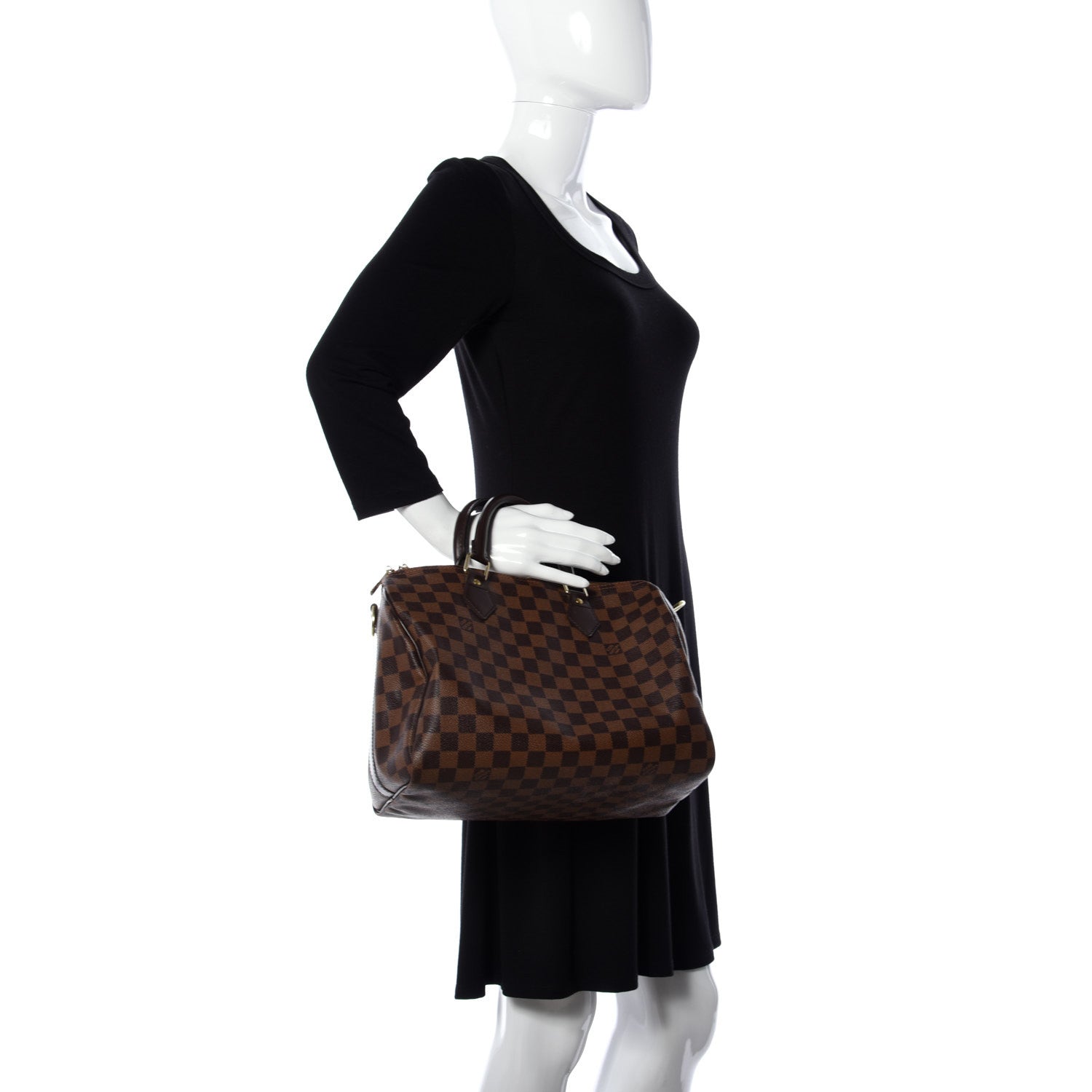 Louis Vuitton Damier Ebene Speedy Bandouliere 30 2 of 22