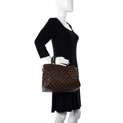 Louis Vuitton Damier Ebene Speedy Bandouliere 30 2 of 22