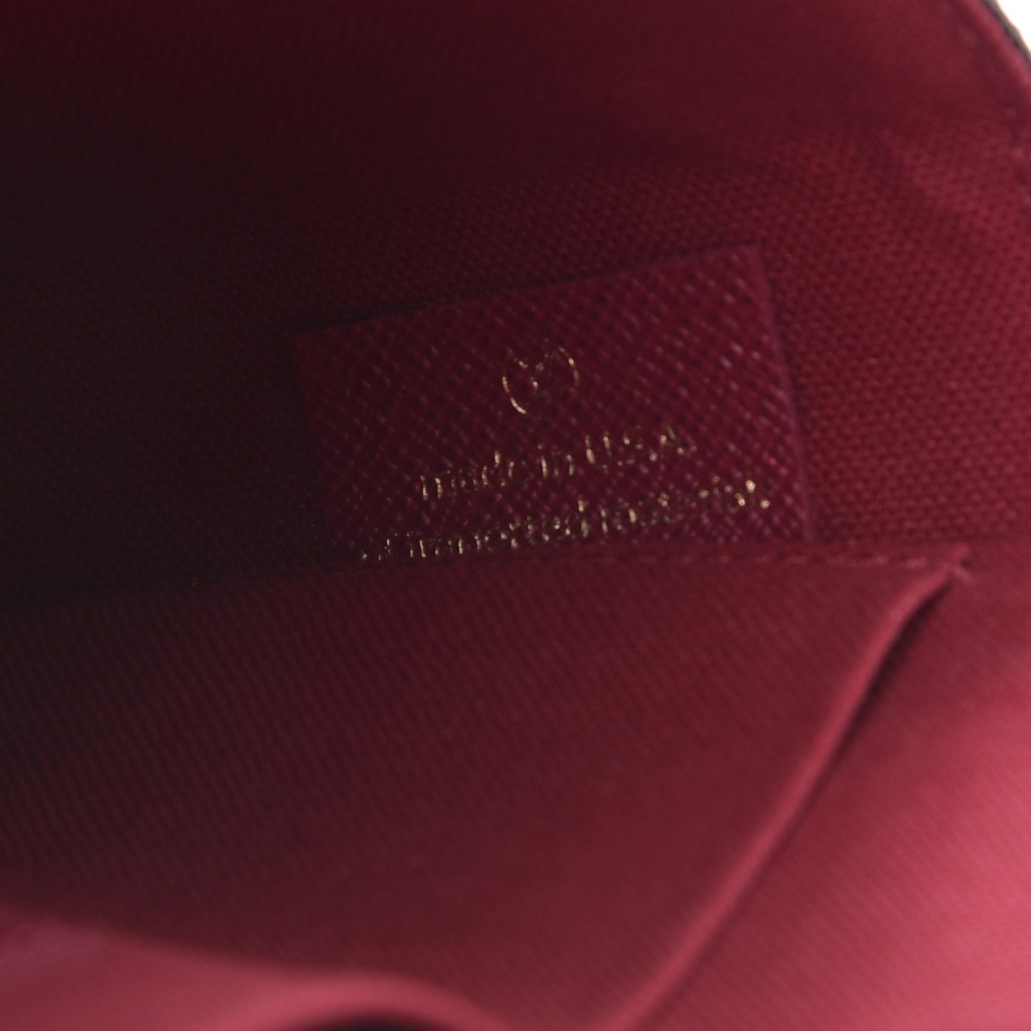 Monogram Pochette Felicie Chain Wallet Fuchsia