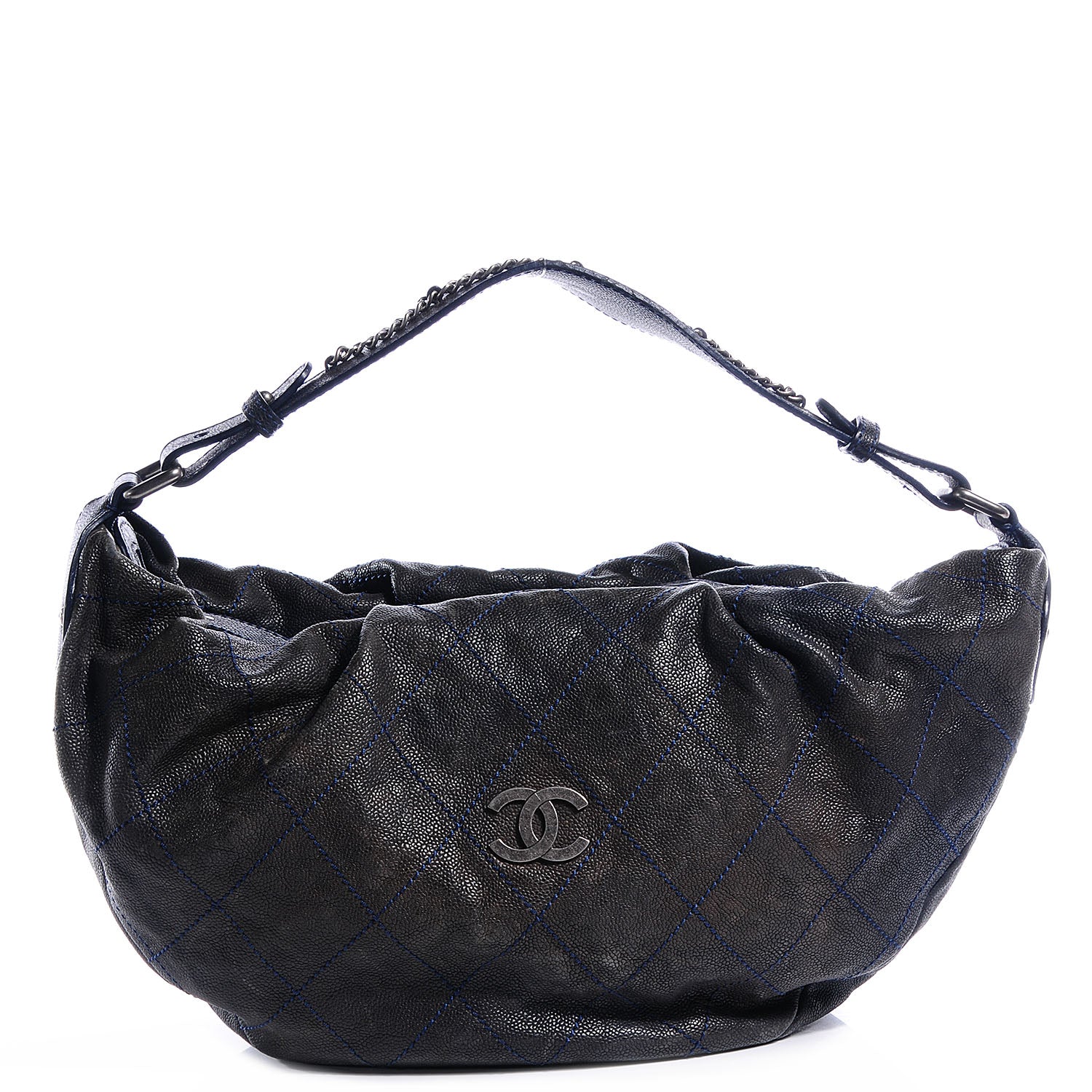 Chanel Caviar Large Outdoor Hobo Black 1 of 7