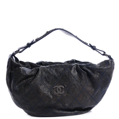 Chanel Caviar Large Outdoor Hobo Black 1 of 7