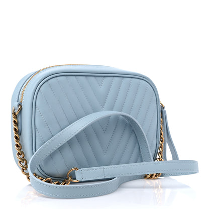 Louis Vuitton Calfskin New Wave Camera Bag Porcelain Blue 3 of 9