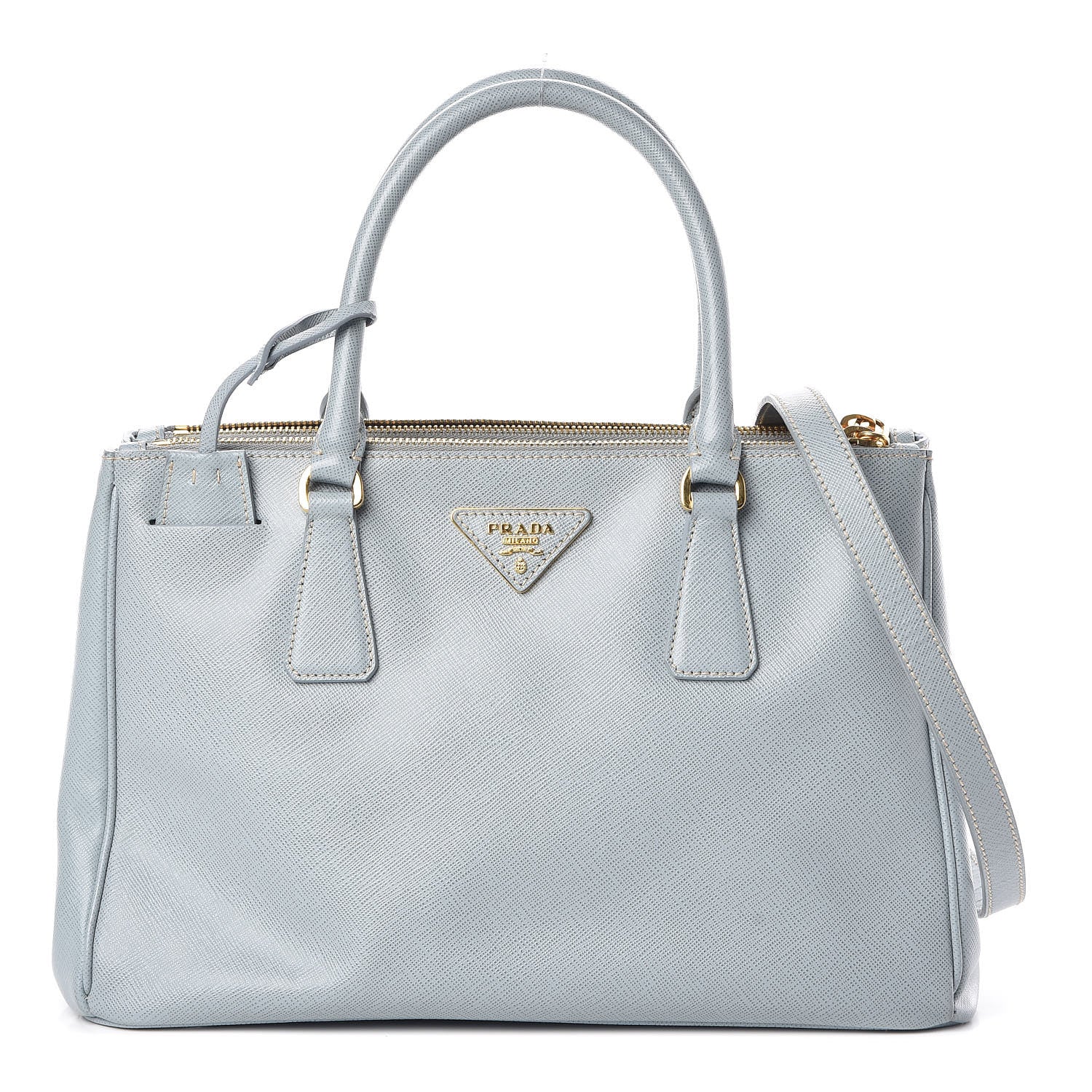 Prada Saffiano Small Galleria Double Zip Tote Astrale 1 of 9