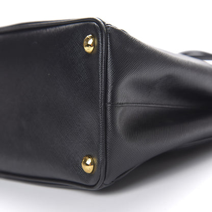 Prada Saffiano Medium Galleria Double Zip Tote Black 6 of 8