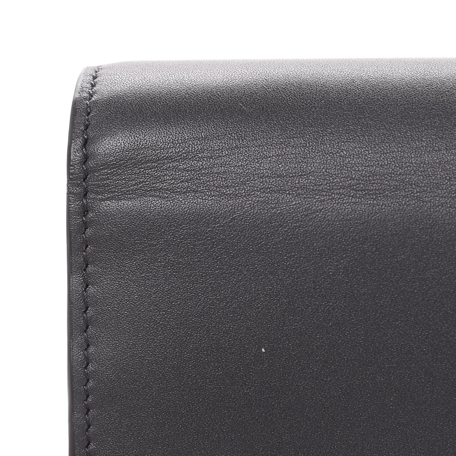 Saint Laurent Smooth Calfskin Classic Monogram Kate Tassel Chain Wallet Asphalt 12 of 13