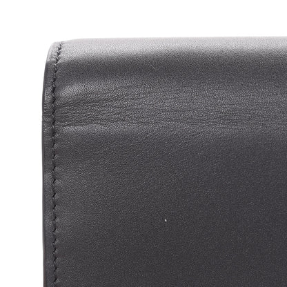 Saint Laurent Smooth Calfskin Classic Monogram Kate Tassel Chain Wallet Asphalt 12 of 13