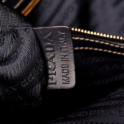Prada Jacquard Logo Hobo Corda Navy 7 of 13