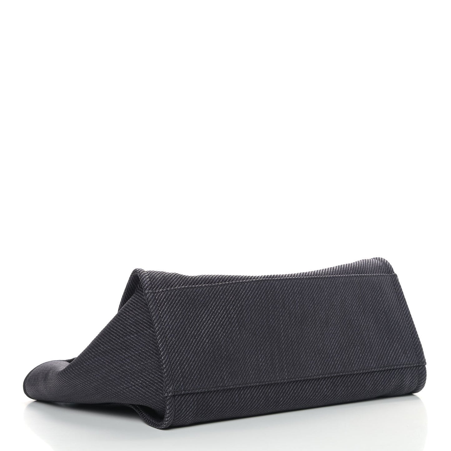 Mixed Fibers Calfskin Medium Deauville Tote Black