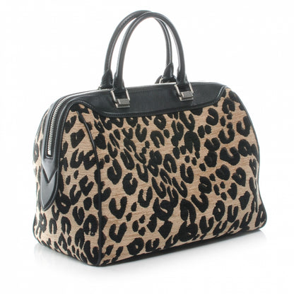 Louis Vuitton Jacquard Velvet Leopard Print Stephen Sprouse Speedy 3 of 9