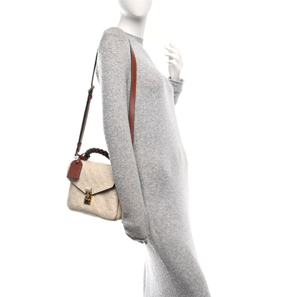 Louis Vuitton Empreinte Braided Pochette Metis Creme Beige Caramel 2 of 10