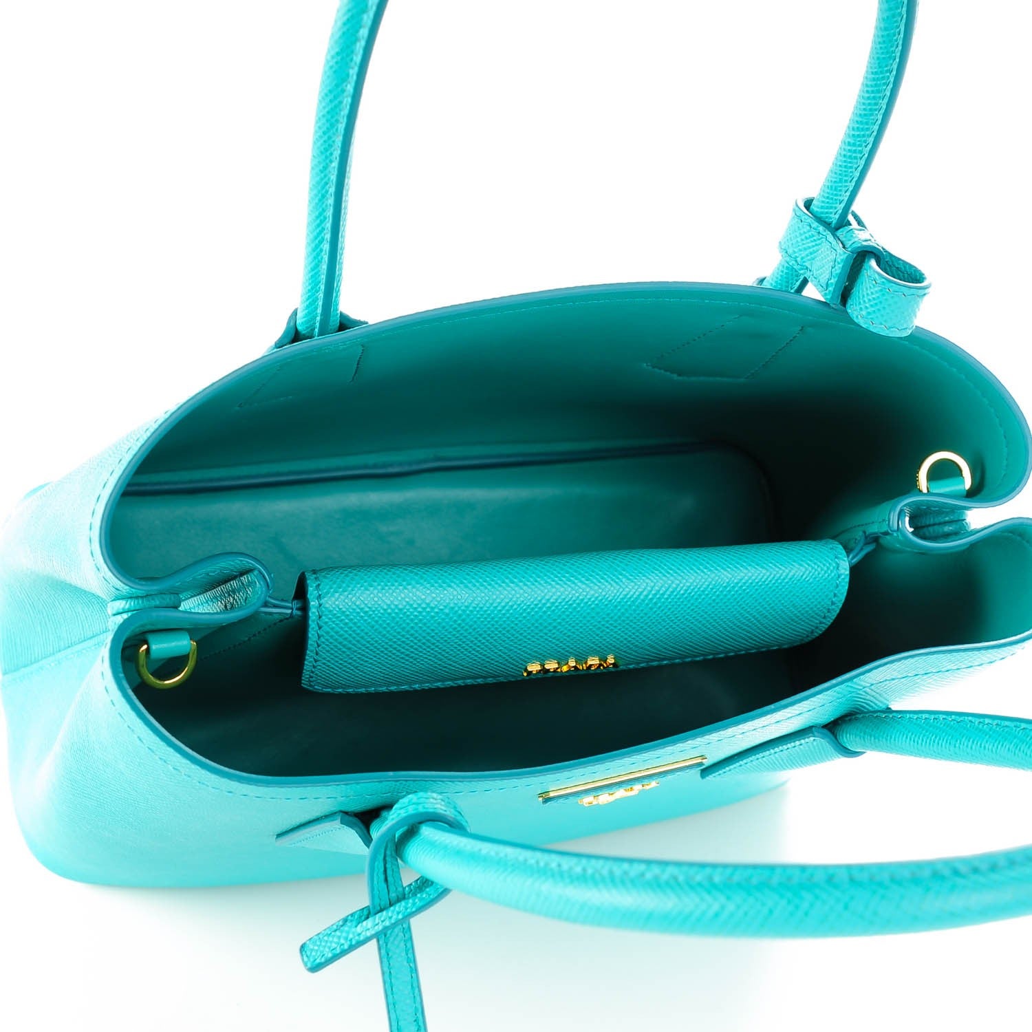 Prada Saffiano Cuir Small Double Bag Giada 14 of 14