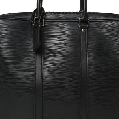 Louis Vuitton Epi Porte-Documents Voyage Briefcase Black 8 of 10