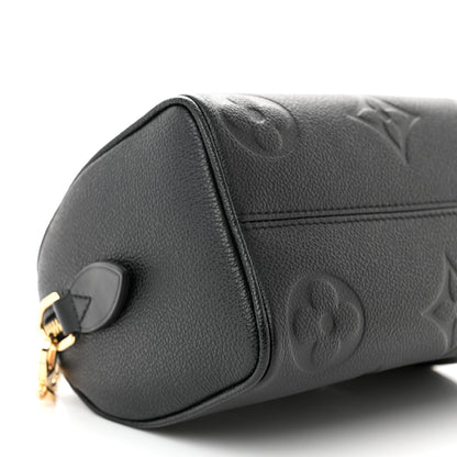 Louis Vuitton Empreinte Monogram Giant Speedy Bandouliere 20 Black 8 of 10