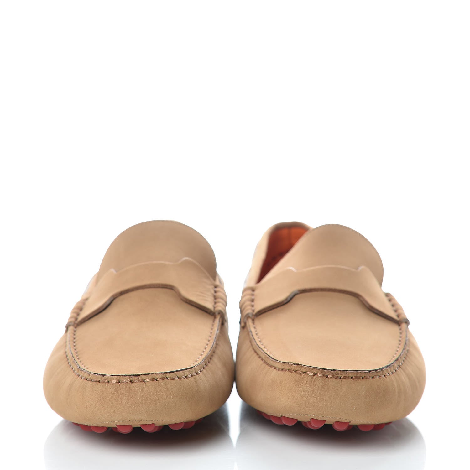 Hermes Nubuck Oscar Loafers 44 Beige Corde 2 of 8
