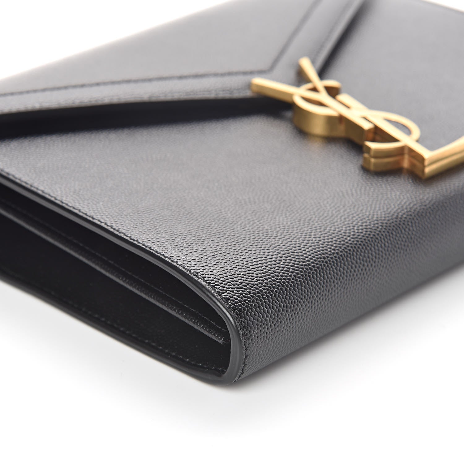 Saint Laurent Grain De Poudre Monogram Cassandra Chain Wallet Black Rouge Legion 8 of 10