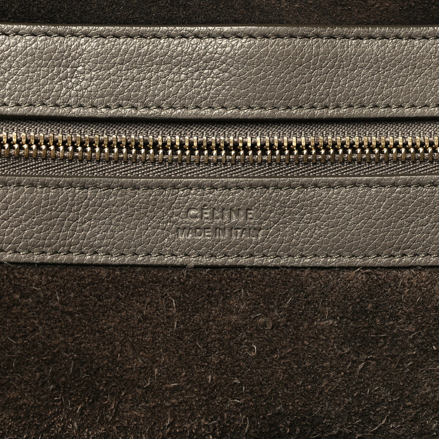 Soft Grained Calfskin Small Belt Cabas Phantom Taupe