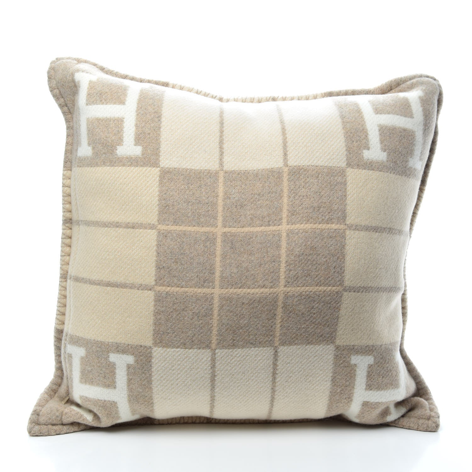 Hermes Wool Cashmere Avalon III Pillow PM Coco Camomille 2 of 3