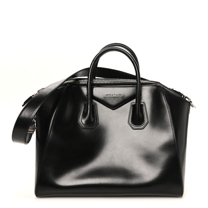 Givenchy Shiny Lord Calfskin Medium Antigona Black 1 of 9